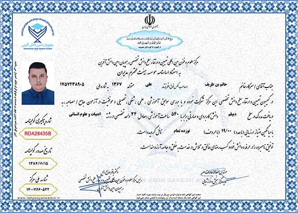 حاتم بن طریف در سطح