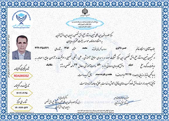 حسن ذاکری در سطح