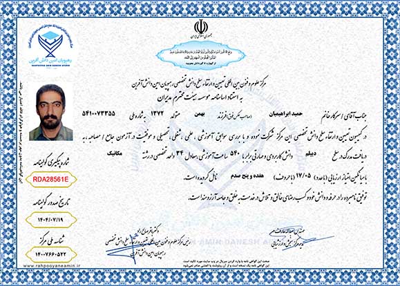 حمید ابراهیمیان در سطح
